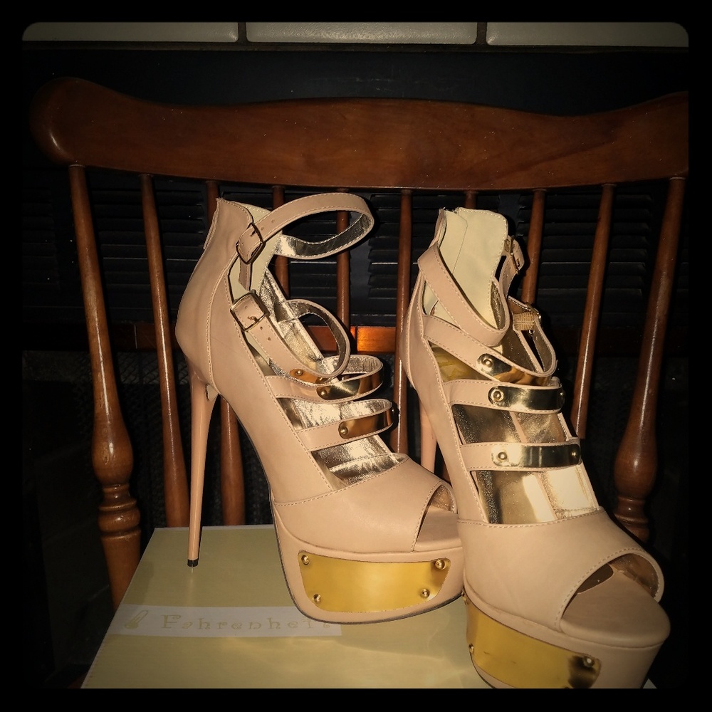 Strappy heels